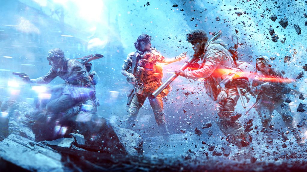 Soldiers in the battlefied